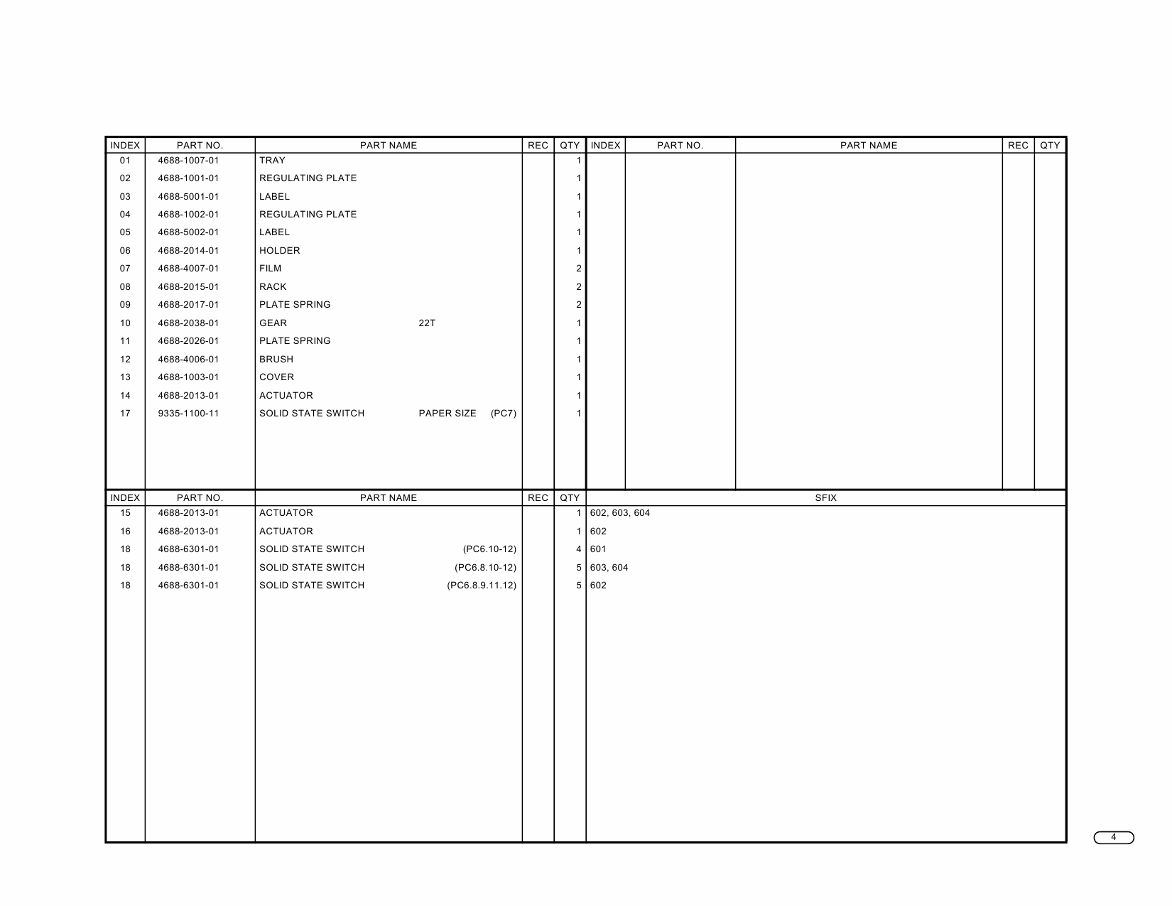 Konica-Minolta Options AF-10 Parts Manual-4
